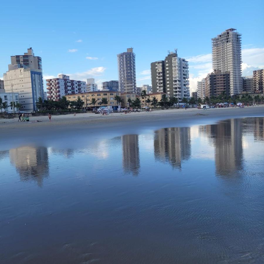 Kitnet Frente Pro Mar Em Vila Caicara, Portaria 24 Hs E Wifi Прая-Гранди Экстерьер фото