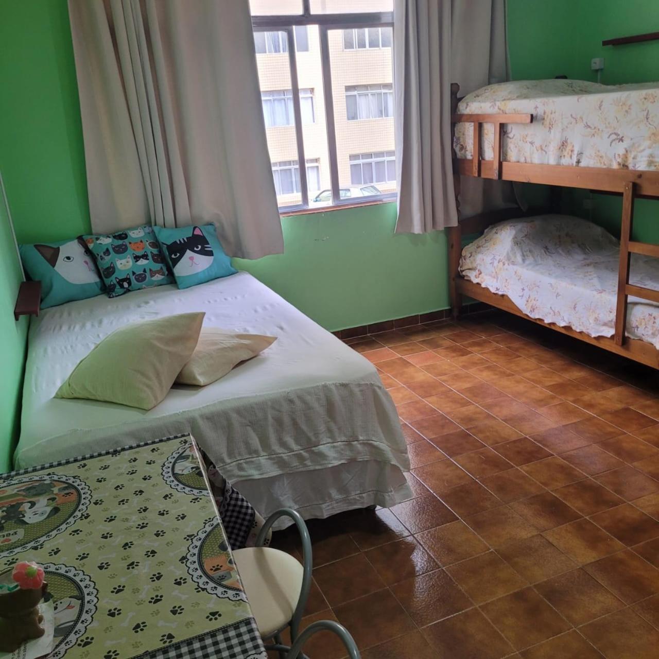 Kitnet Frente Pro Mar Em Vila Caicara, Portaria 24 Hs E Wifi Прая-Гранди Экстерьер фото